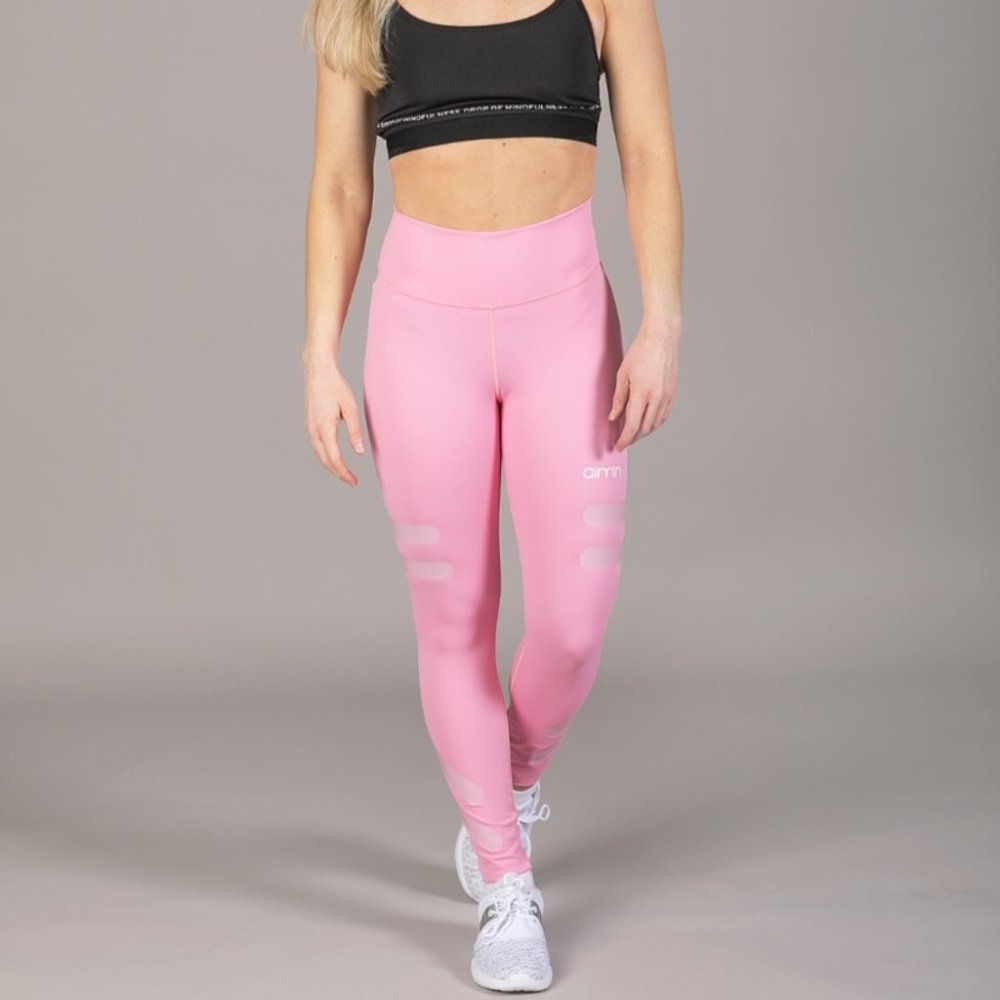 Aimn Pink Tribe Legging High Waisted Tights